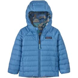 Patagonia Little Boys' Reversible Down Sweater Hooded Jacket