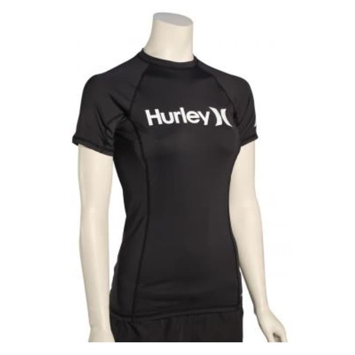 Hurley Women's One And Only Short Sleeve Rashguard Sun & Ski Sports