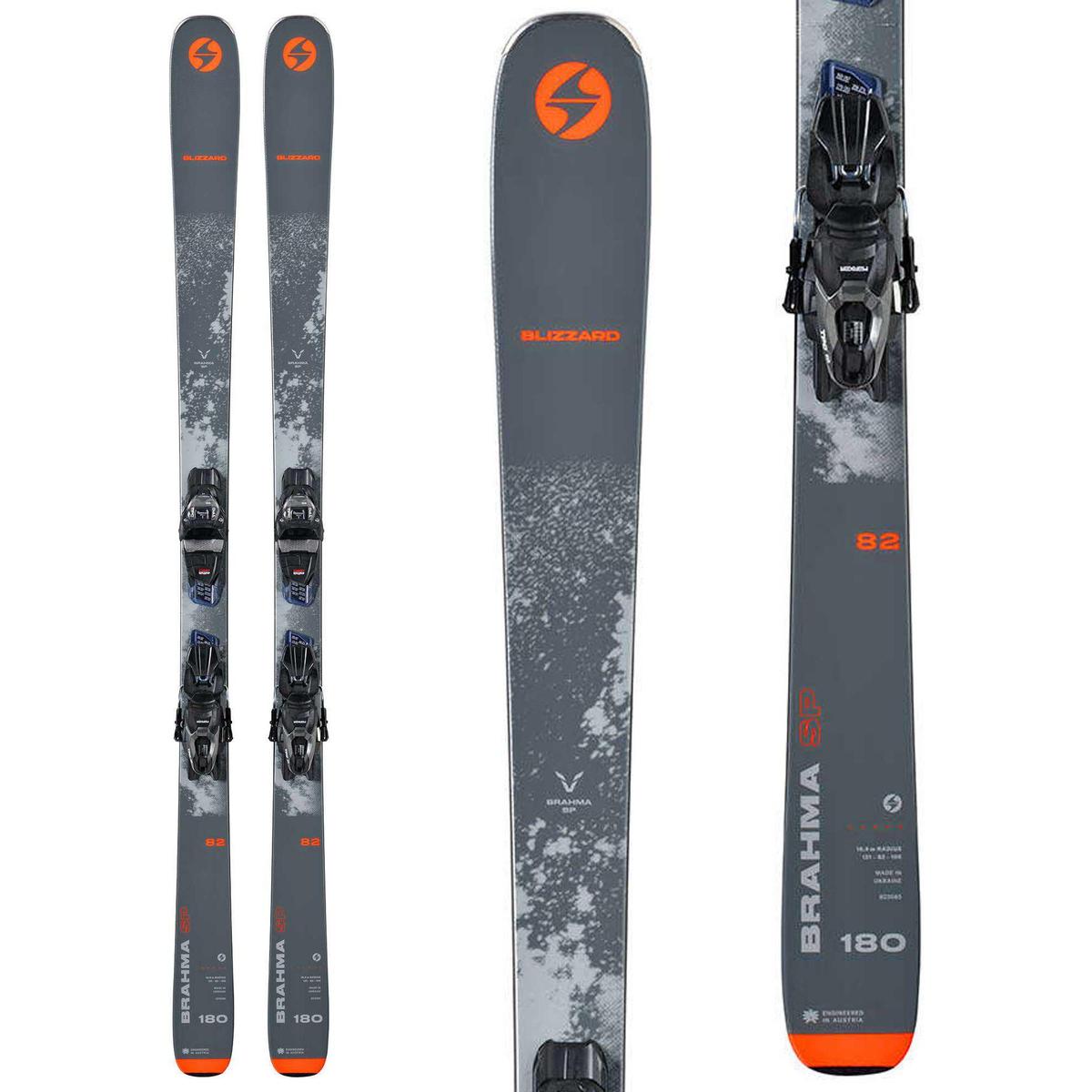 Blizzard Mens Brahma 82 SP Skis with TPC 10 Bindings 23 - Sun