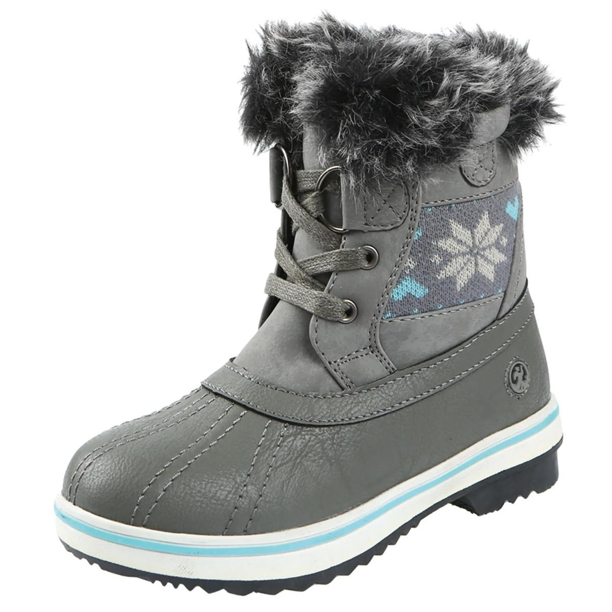 Northside Brookelle Girls' Fashion Boots - 6 Inch Winter Ankle Boots With Faux Fur
