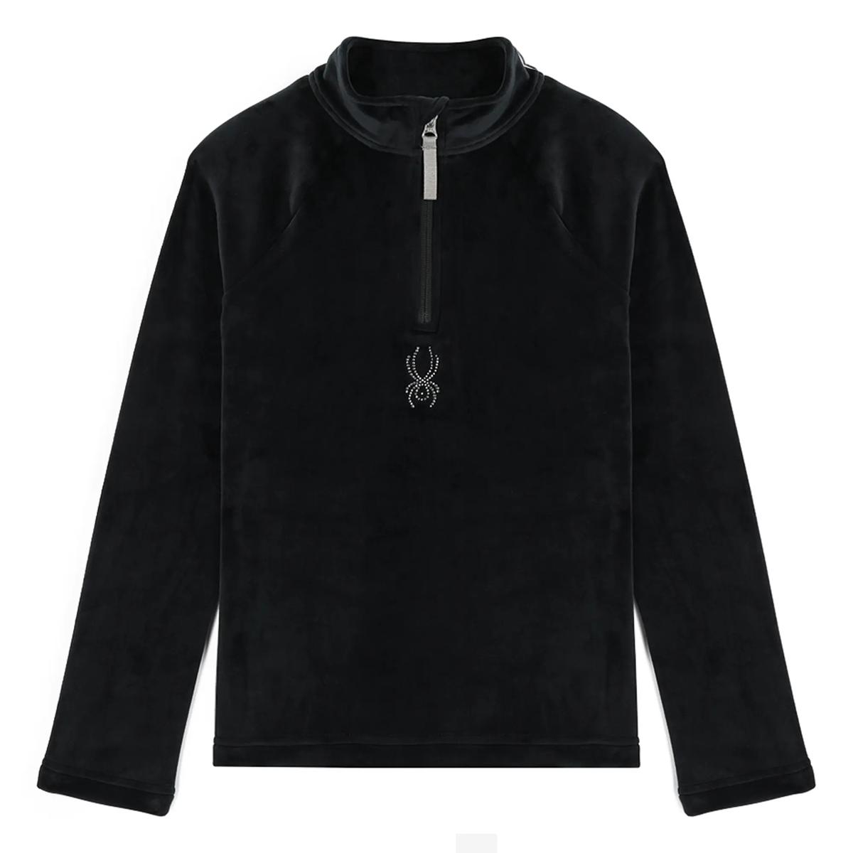 Spyder Girls' Shimmer Bug Half Zip Pullover