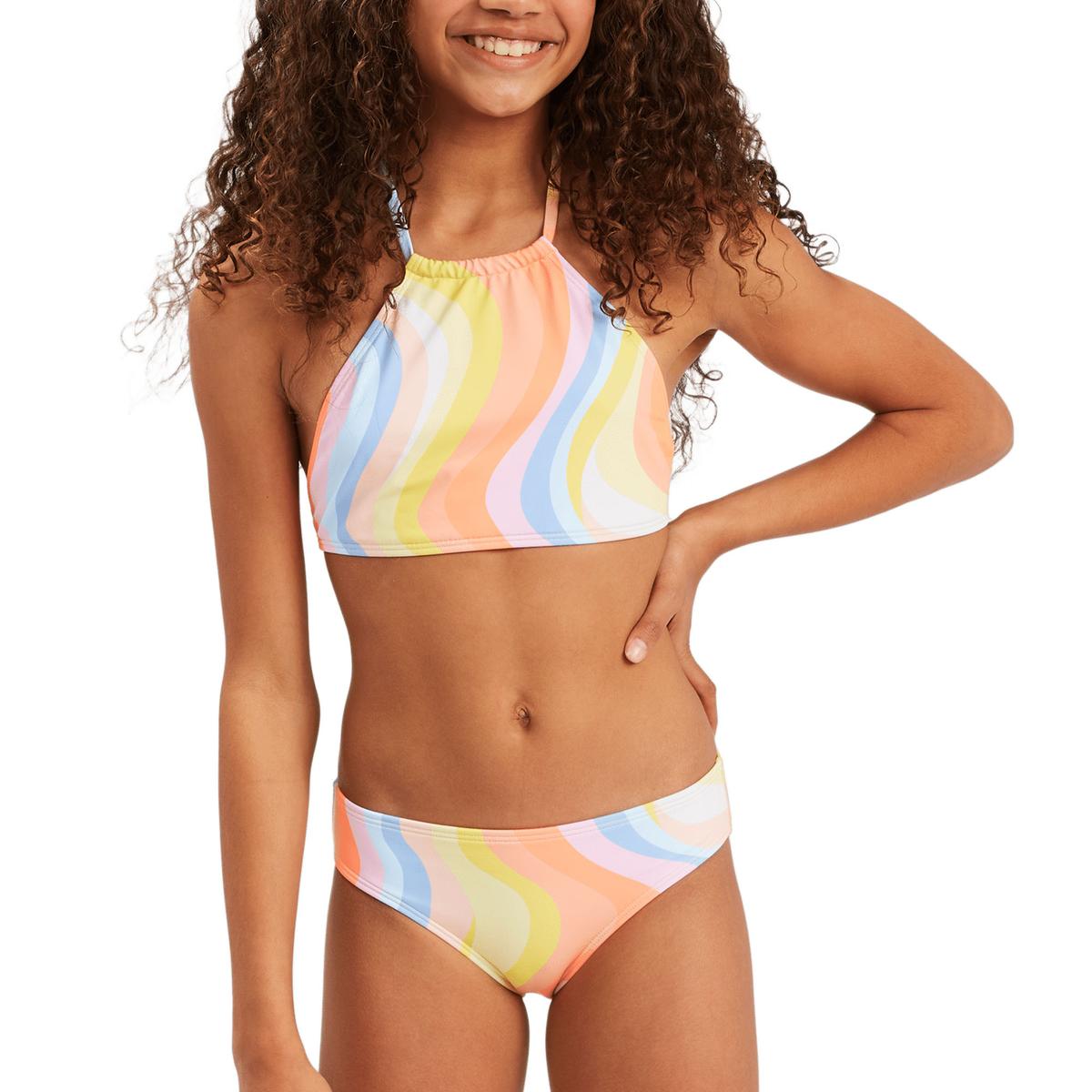Billabong Girls Groovy Road High Neck Bikini Set - Sun & Ski