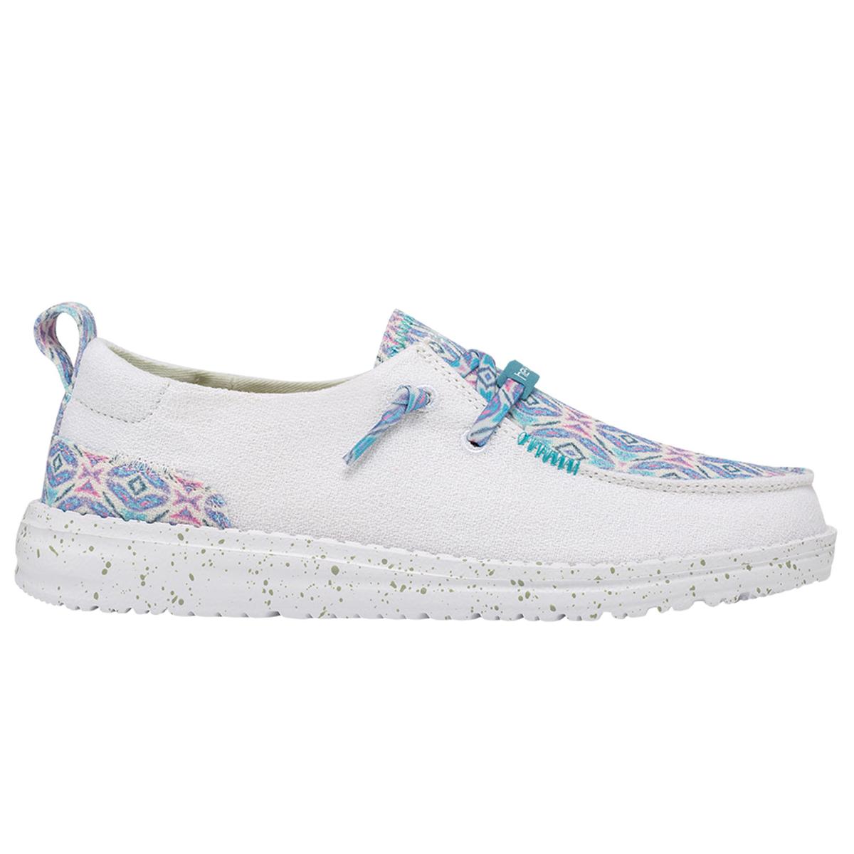 Hey Dude Womens Wendy Zig Zag Casual Shoes Sun & Ski Sports