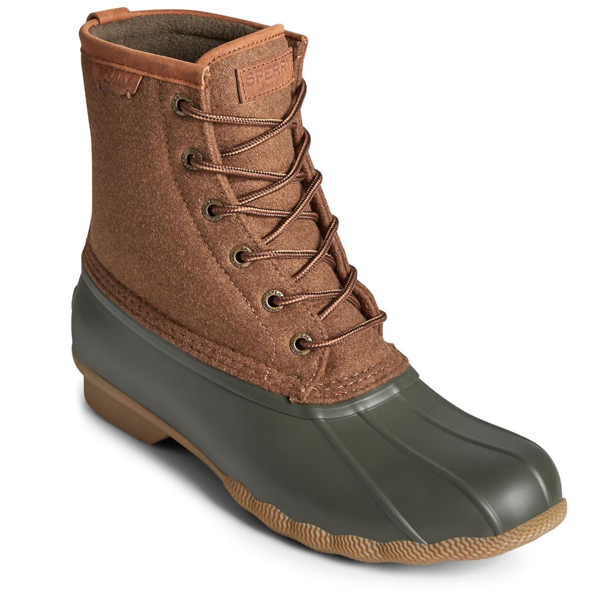 Womens sperry hot sale boots macys