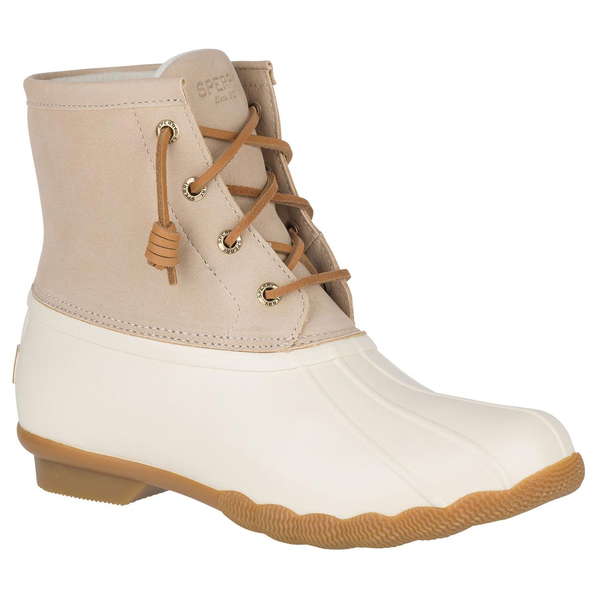 sperry boots tan
