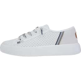 Hey Dude Women's Cody Perforated Leather Casual Sneakers