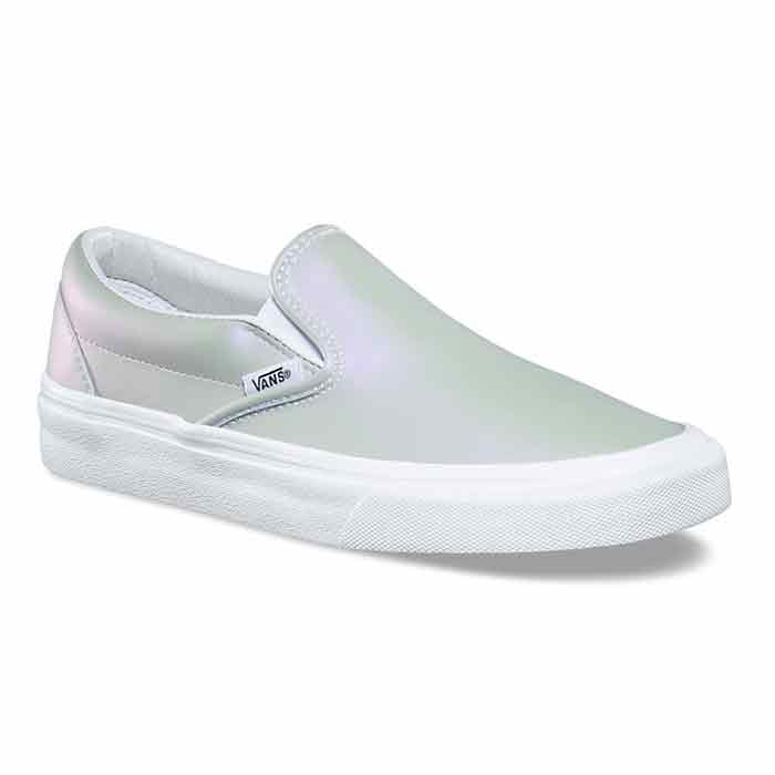 vans muted metallic classic slip on sneaker