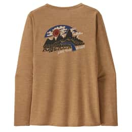 Patagonia Women's Capilene Cool Daily Lands Long Sleeve Graphic T Shirt