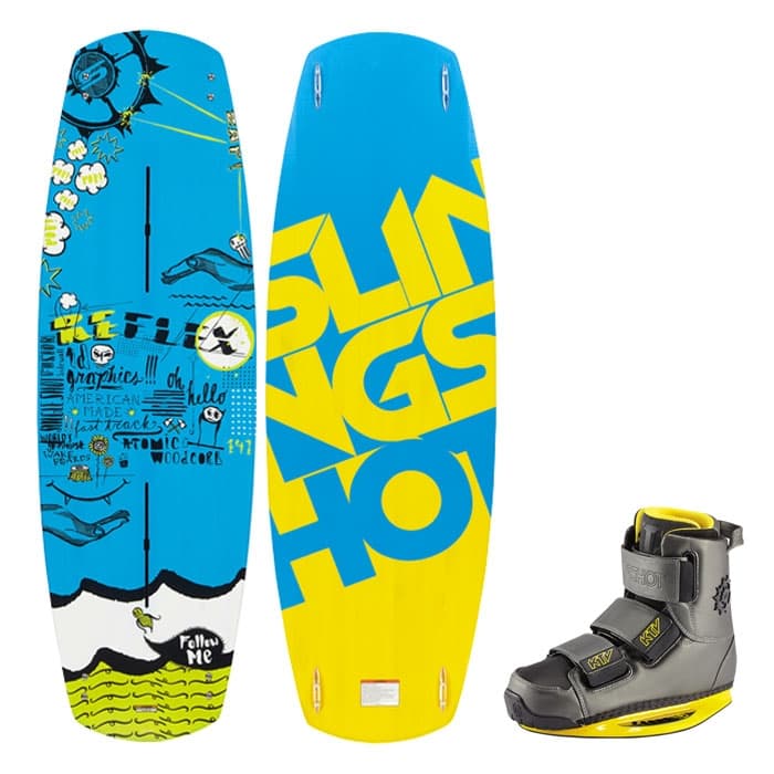 Slingshot Men's Reflex Wakeboard w/KTV Bindings '14 Sun & Ski Sports