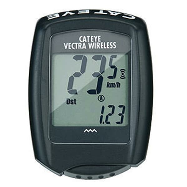Cateye Vectra Wireless 5function Cycling Computer Sun and Ski Sports