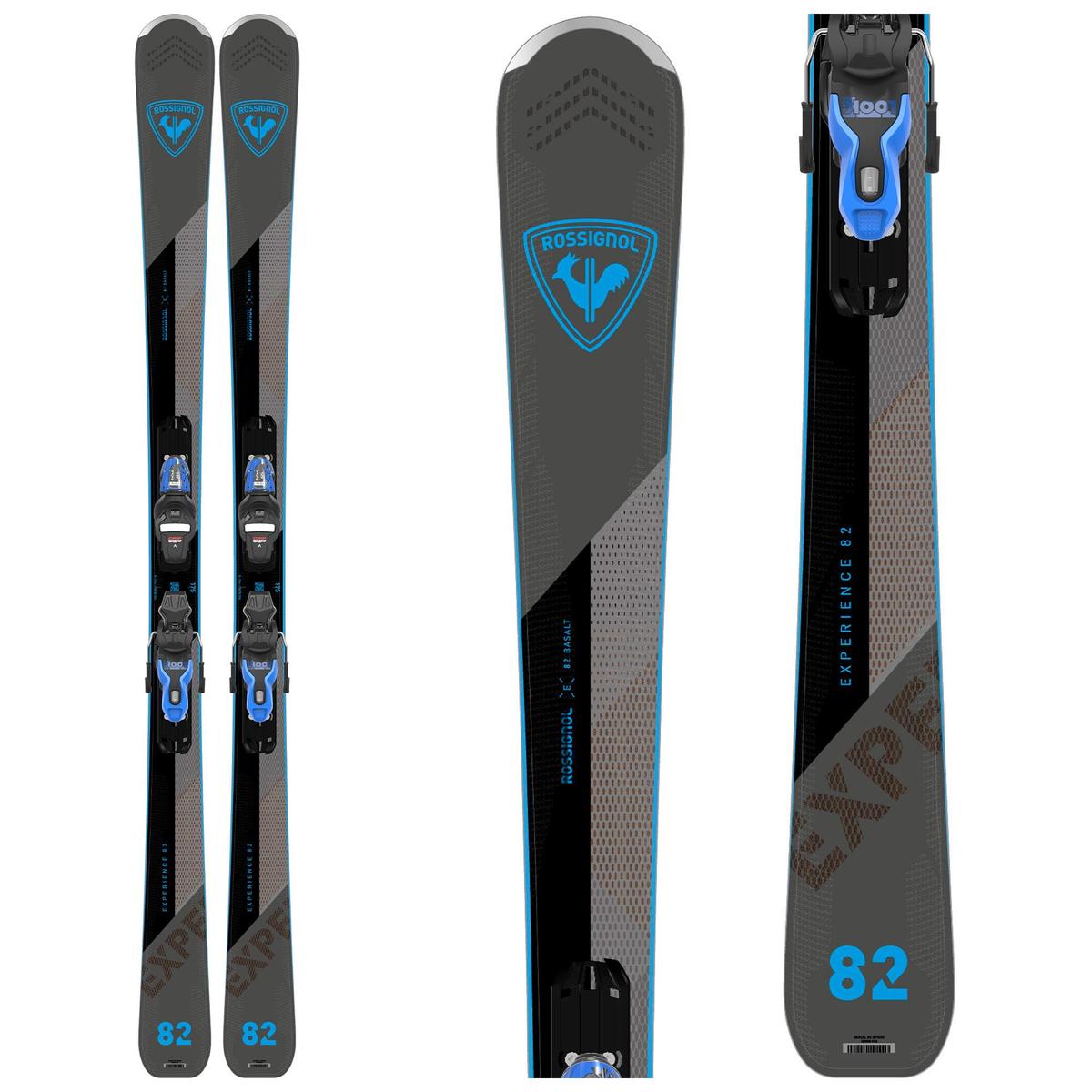 Rossignol Men's Experience 82 Basalt Skis with Xpress 11 Ski