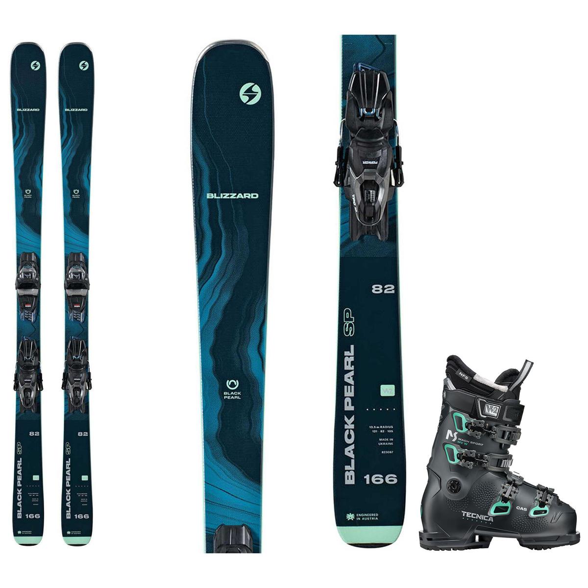 Blizzard Women's Elevate 7.7 AllMountain Snow Ski Package '24 Sun & Ski Sports