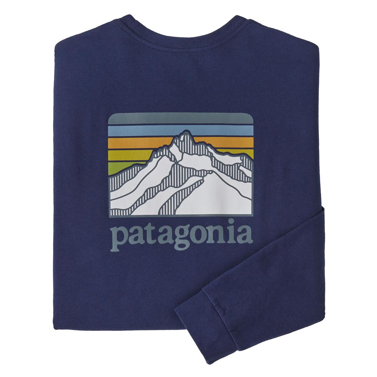 Patagonia Mens Long-Sleeved Line Logo Ridge Responsibili-Tee® Shirt - Sun &  Ski Sports
