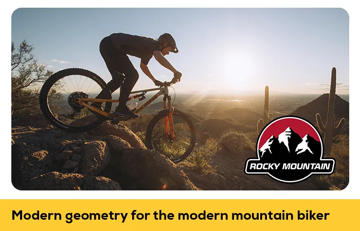 Modern geometry for the modern mountain biker