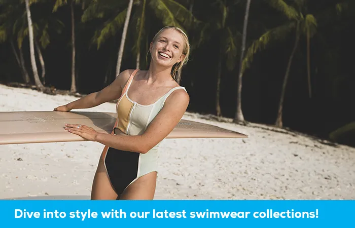 Dive into style with our latest swimwear collections! 