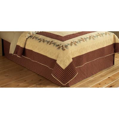 Pine Lodge Plaid Bed Skirt by Donna Sharp - King