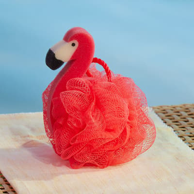 Flamingo Bath Sponge