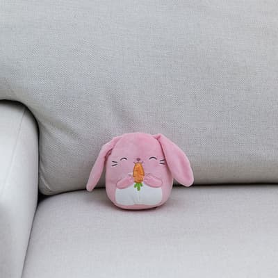 5" Pink Bunny with Carrot Squishmallow