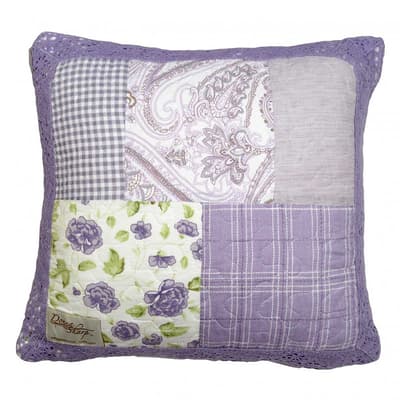 Lavender Rose Pillow by Donna Sharp - Square