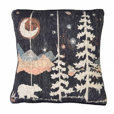 Moonlit Bear Decorative Pillow by Donna Sharp