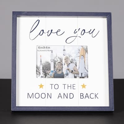 Moon and Back Photo Frame