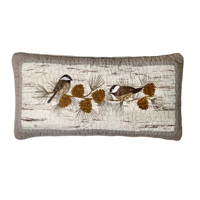 Birch Forest Dec Pillow by Donna Sharp - Chickadee