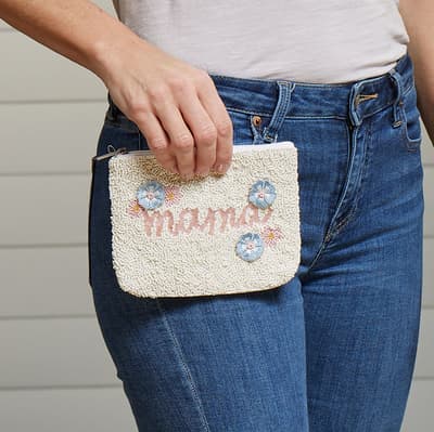 Beaded Mama Pouch