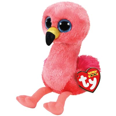 TY Gilda the Pink Flamingo 6&quot; Beanie Boo