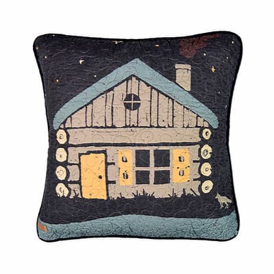Moonlit Cabin Decorative Pillow by Donna Sharp