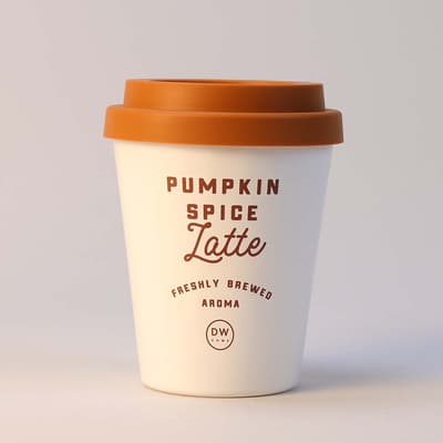 Pumpkin Spice Latte Cup Candle
