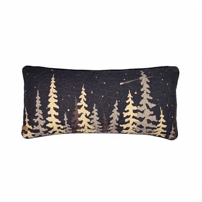 Moonlit Cabin Rectangle Decorative Pillow by Donna Sharp
