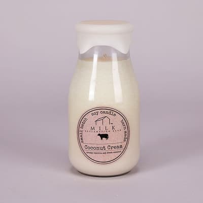 13 Oz. Coconut Cream Milk Bottle Candle