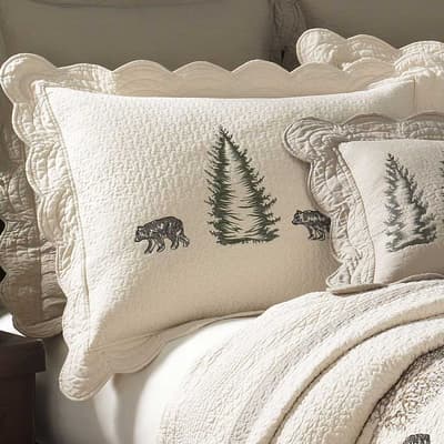 Bear Creek Quilted King Sham by Donna Sharp