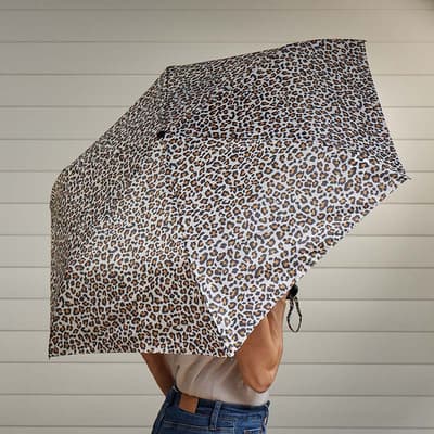 Cheetah Print Mini Umbrella