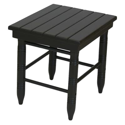 Round-Leg Table - Black