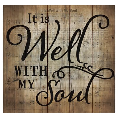 "It Is Well With My Soul" Pallet Wall Decor