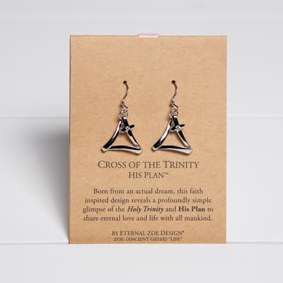 Cross Trinity Earrings