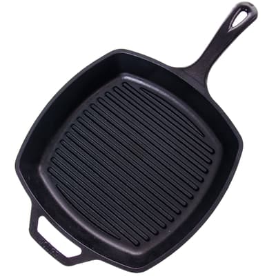 Lodge &reg; 10.5" Square Cast Iron Grill Pan