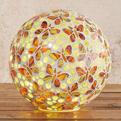 LED Mosaic Glass Orb