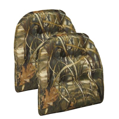 Realtree Tufted Chair Cushion - 2 Pack