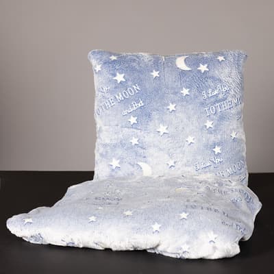 Glow in the Dark Throw and Pillow Set