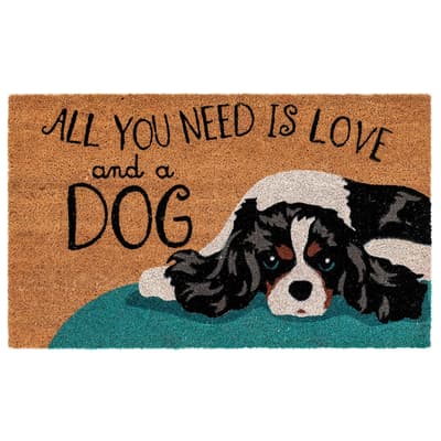 Love And A Dog Doormat