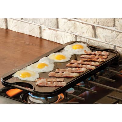 Lodge &amp;reg; 20&quot;x10.44&quot; Cast Iron Grill and Griddle