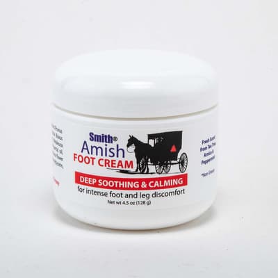 Smith Amish Foot Cream - Deep Soothing & Calming For Intense Foot & Leg Discomfort