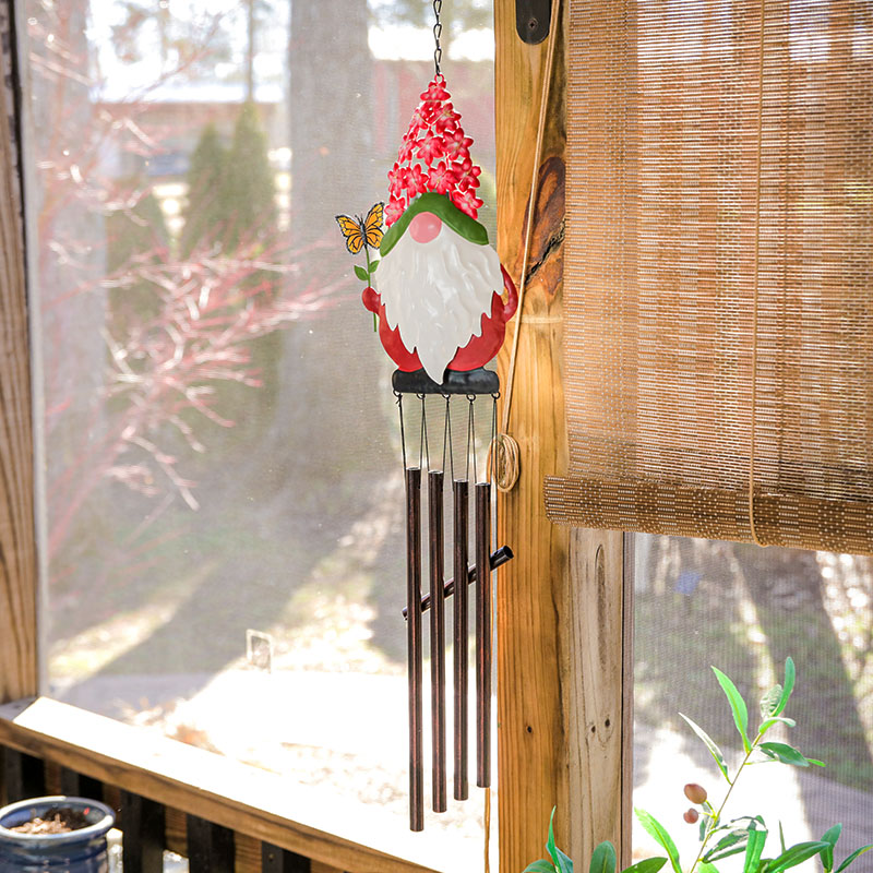 Solar Gnome Wind Chime Cracker Barrel