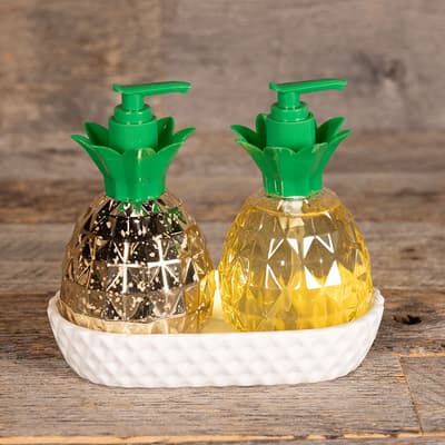 Pineapple Soap and Lotion Caddy