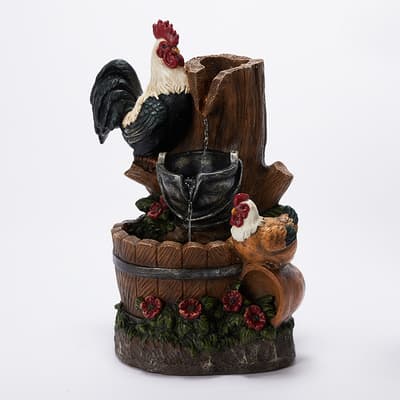 Rooster Fountain