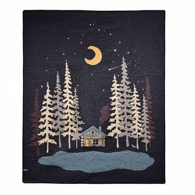 Moonlit Cabin Throw by Donna Sharp