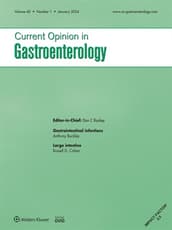 Current Opinion in Gastroenterology Online