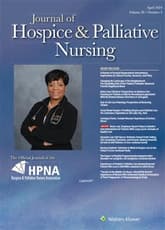Journal of Hospice and Palliative Nursing Online